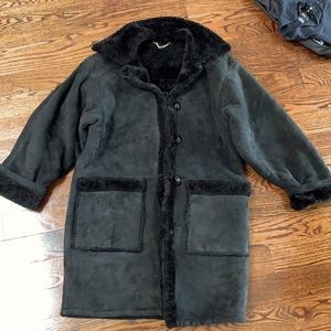 DANIER Shearling leather coat